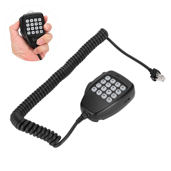 HM‑118TN DTMF 8-stifts mikrofon för ICOM IC-706 IC-706MKII IC-706MKIIG IC ‑208H MIC