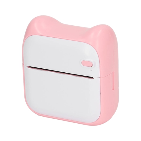 Termisk Printer Bluetooth Direkte Forbindelse USB Opladning 203DPI 1000mAh Bærbar Mini Billedprinter med Printerpapir Pink