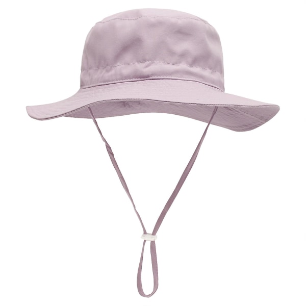 Solhatt Herre Og Kvinner Baby Pustende Basin Hat Beach Hat Fisherman Hat Purple XS 44-46