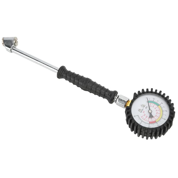 Däcktrycksmätare 0‑220 PSI Pointer Typ Handhållen Mekanisk Hög noggrannhet Universal Kompatibel med bilmotorcykelcykel