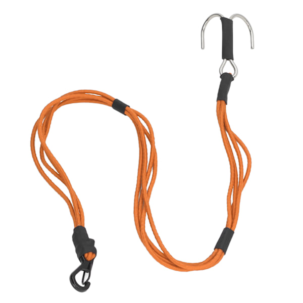 RC Crawler Kinetic Winch Strap Elastisk Rescue Drag Trailer Rep Strap med krokar för 1/10 1/8 RC Car Orange