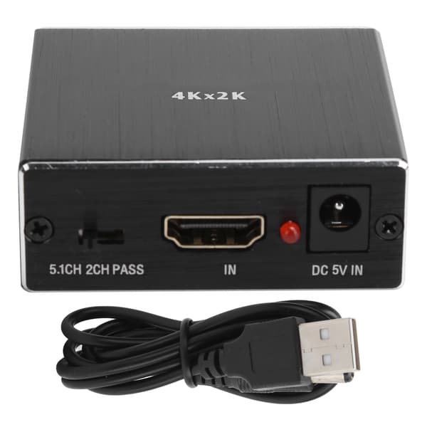 HD Multimedia Interface till HD Multimedia Interface Ljudomvandlare 4K Ljudextraherare