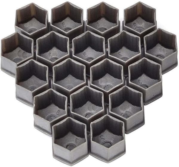 【NX】20 pcs. 17mm hubcaps, lug nut covers, hex nut Compatible with tires