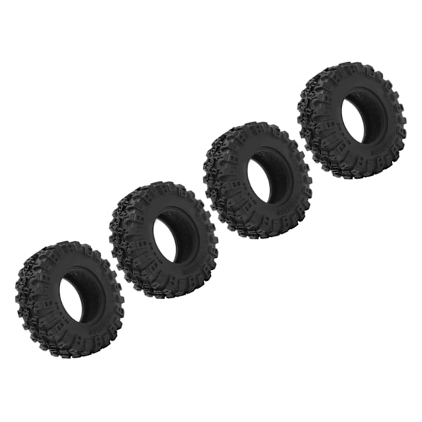4 kpl Kumirenkaat Kestävä Musta RC-Auton Renkaat Axial SCX24 AXI00002:lle SCX24 AXI00001:lle SCX24 AXI90081 1/24 RC-Autolle