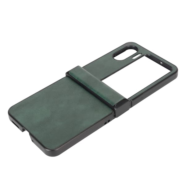 Vikbart telefonfodral Reptåligt vikbart telefonfodral för Oppo Find N2 Flip Grön