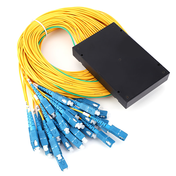 【NX】Singlemode Fiberoptisk Splitter 1x32 PLC Splitter Modul med SC/UPC Interface