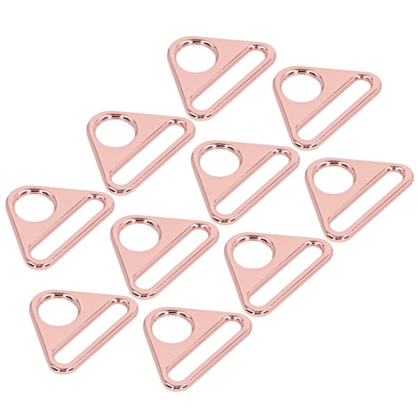10st justerbart spänne 38 mm zinklegering Material Multipurpose Lättvikts bärbart bagagetillbehörRose Gold
