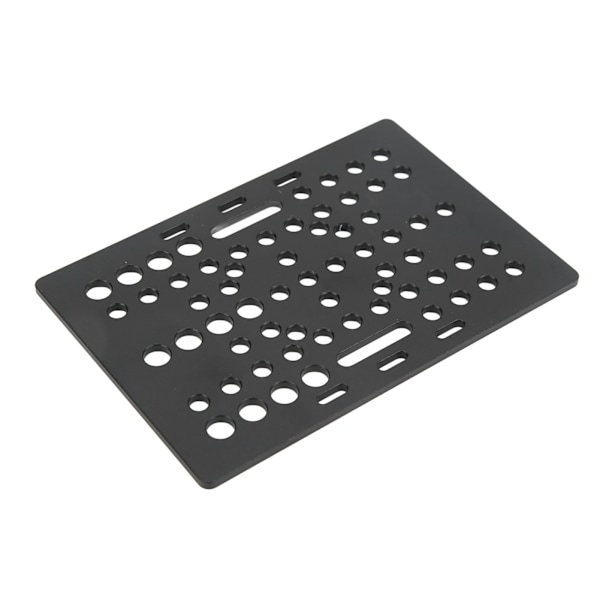 Gantryplatta Aluminium Höghållfast portalbräda Svart anodiserad 3D-skrivare Linjär Universalguide för fräsmaskinskiva