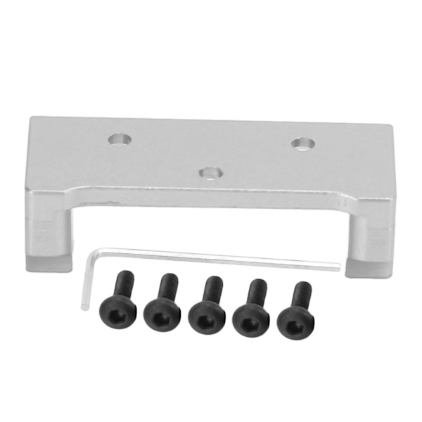 Aluminium Servo Plate Metall Servo Mount for HBX 2098B 1/24 RC Crawler Bil Oppgraderingsdel Sølv
