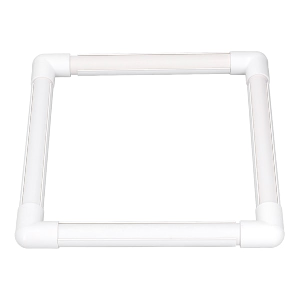 Broderiram Clip On Square Broderi Stand Ram Plast Korsstygn Båge Korsstygn Verktyg 28x28cm