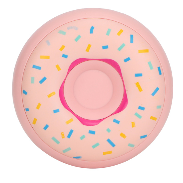 Elektrisk handvärmare USB-uppladdningsbar 3-växlad donutform Fickhandvärmare för resor Hemmakontor Rosa A