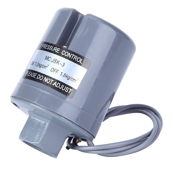 G3/8 trykføler indvendig gevind regulator til automatisk boosterpumpe 16A 220V 1,0-1,8kg