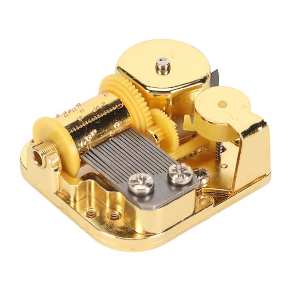 Windup Musical Movement 18 Note Pleasing Melody Alloy Enkel montering musikdosa Movement för byte av gör-det-själv-reparation