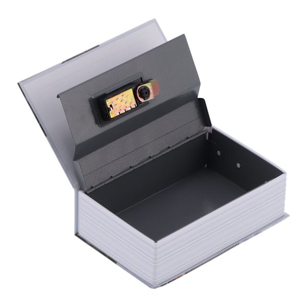Mini Safe Box Originalitet Simuleringsbok Form Förvaring Pengafodral för Hem Vardagsrum Kontor