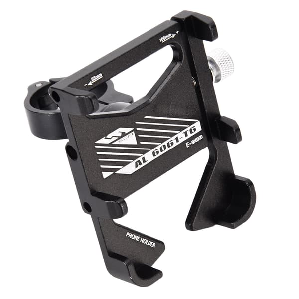 ENLEE Cykel Smartphone Holder Stødsikker Navigation Support til Motorcykel Cykling Sort
