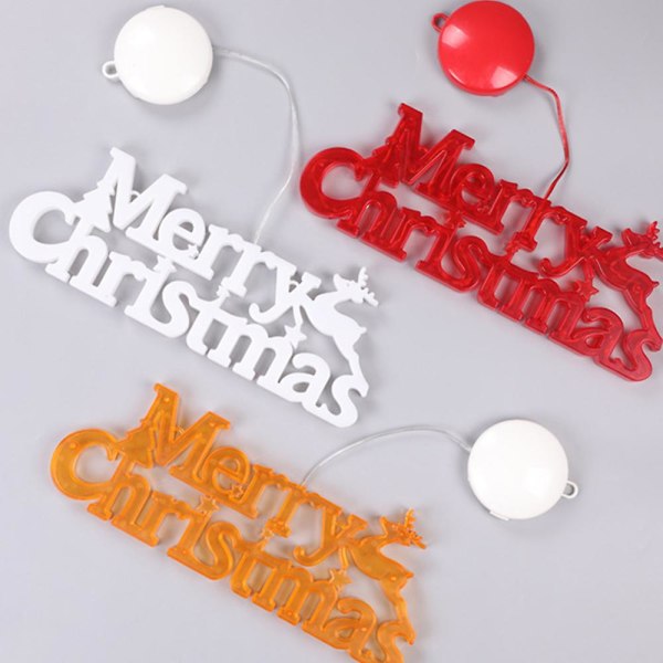 Juletre hengende ornamenter, juledekor lys til juletre krans, juledekor