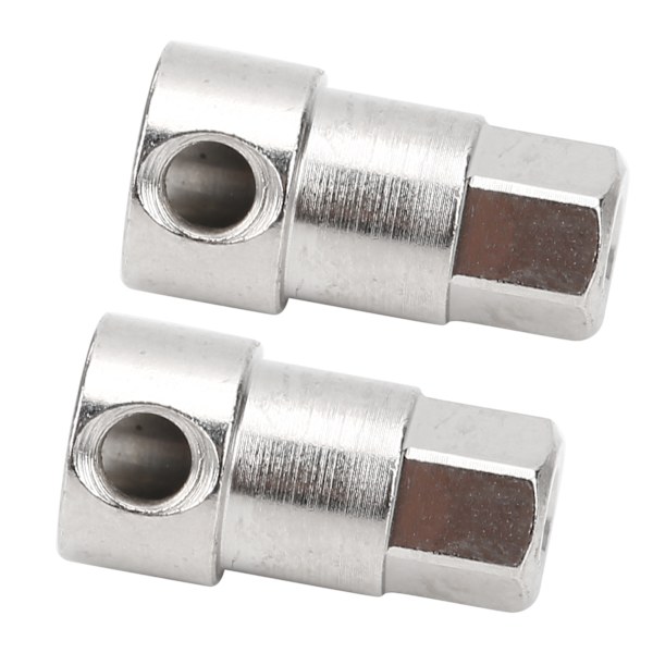 2 stk. metall bakakseldeler for 63 mm dekk Passer for WPL D12 1/10 RC lastebil (045S)