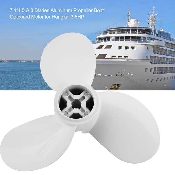 7 1/4 5-A 3-bladig aluminiumpropeller båtmotor för Hangkai 3.5HP