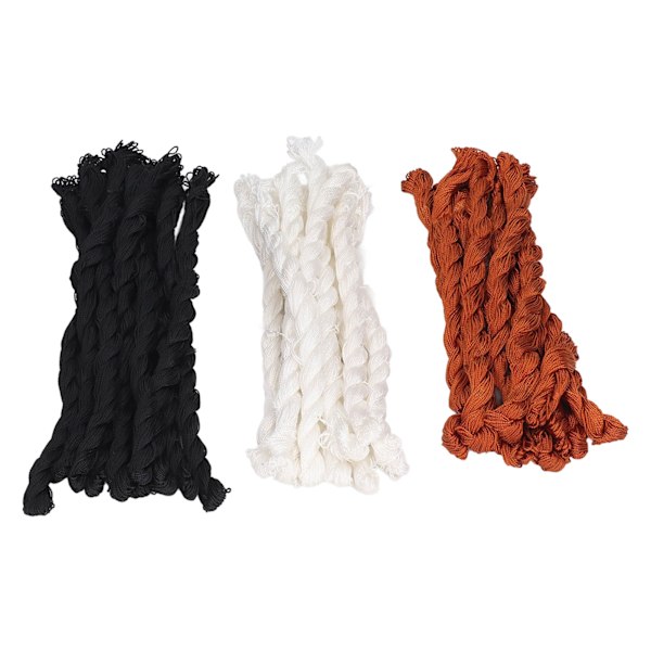 30 kpl Nylonlanka Musta Valkoinen Ruskea Kannettava DIY Käytännöllinen Ompelu Nylonlanka Nahkakenkien Pohjiin