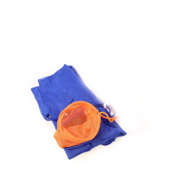 HANBING Husdjursrengöringsverktøy kattbad og nagelklipping injeksjon anti-bettpåse blå，oransje 45cm*70cm