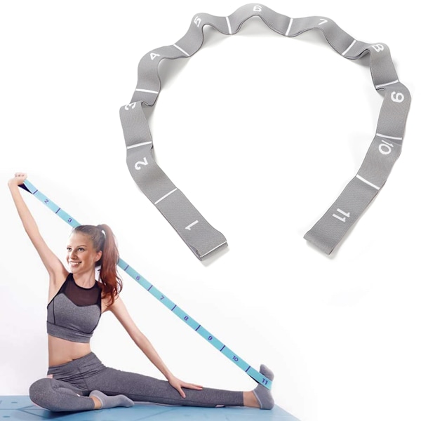 Joogavenytyshihna Vyö Joustava Tanssi Venytysnauha Loop Jooga Pilates Kotikuntosali Kuntoilu Harjoitusvastusnauha
