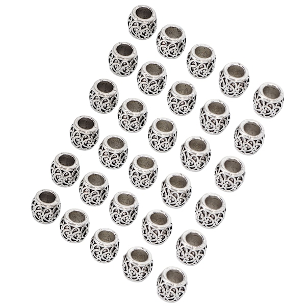 30 stk Fashionable Skæg Hårperler Vintage Hårvævning Perler DIY Smykker Armbånd Perler