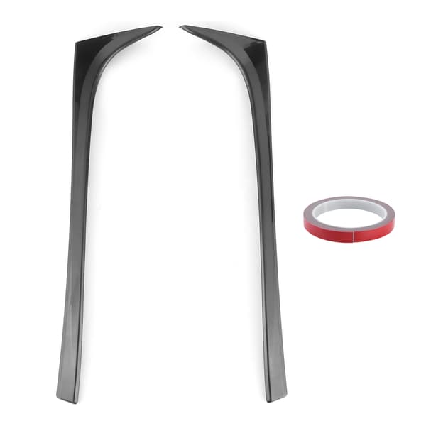 【NX】Bil Bagrude Spoiler Sidevinge Trim Tilbehør Passer til MK7 MK7.5 2014-2018 Glans Sort