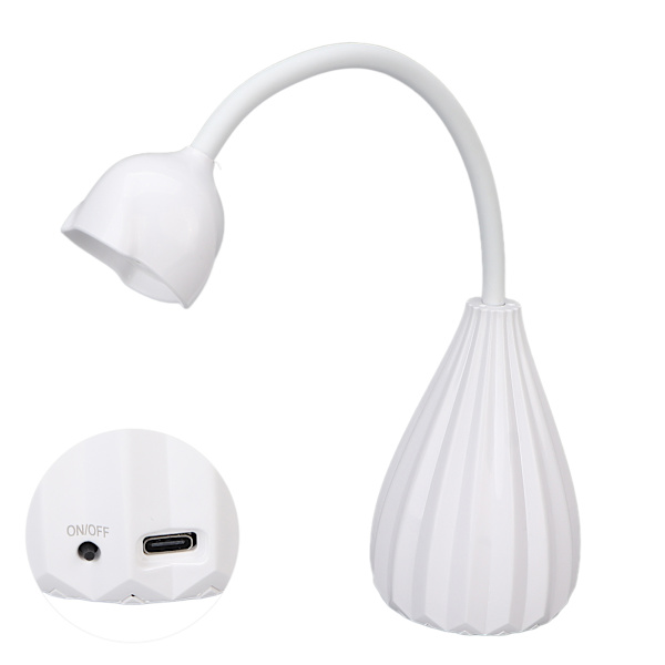UV LED-neglelampe USB-lading Profesjonell bærbar neglelakkherdende lampe for hjemme neglesalong