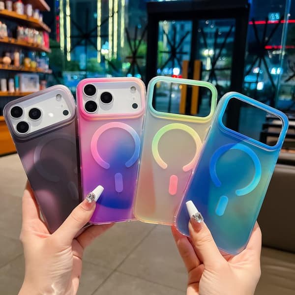 【NX】Compatible with iPhone 17 Pro Max Case Ink Gen2 Gradient MagSafe PC Hybrid TPU Svart