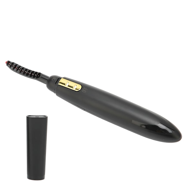 Uppvärmd ögonfransböjare Snabbuppvärmning Långvarig batteridriven elektrisk ögonfransböjare för Make Up ToolBlack