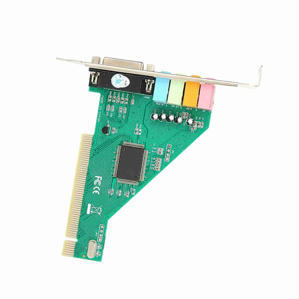 PCI-lydkort Channel 4.1 for datamaskin Desktop Intern Audio Karte Stereo Surround CMI8738