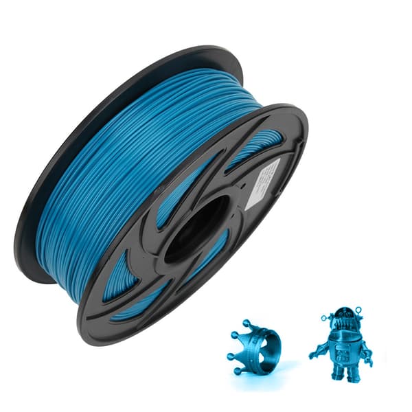 Cyan PLA Printer Filament 1.75mm 1KG Lang Filament Udskrivningsmateriale til 3D Printer