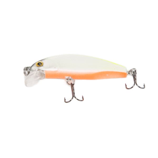 Fiskedrag Mini Deep Diving 3D Ögon Minnow Fiskedrag Crankbaits för Sötvattensfiske 2#