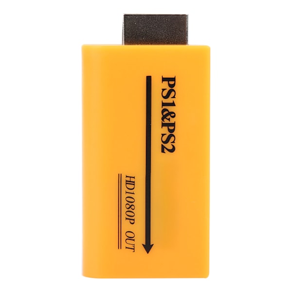 PS1/PS2 til HDMI Videokonverter Adapter Udgang Composite 7x3,5x1,5cm
