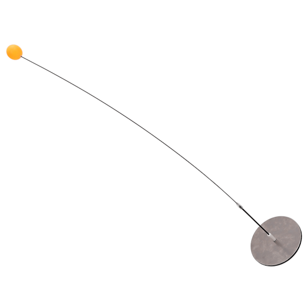 Bordtennistränare Elastiskt skaft Bas i rostfritt stål Självträning Pongboll träningsenhet