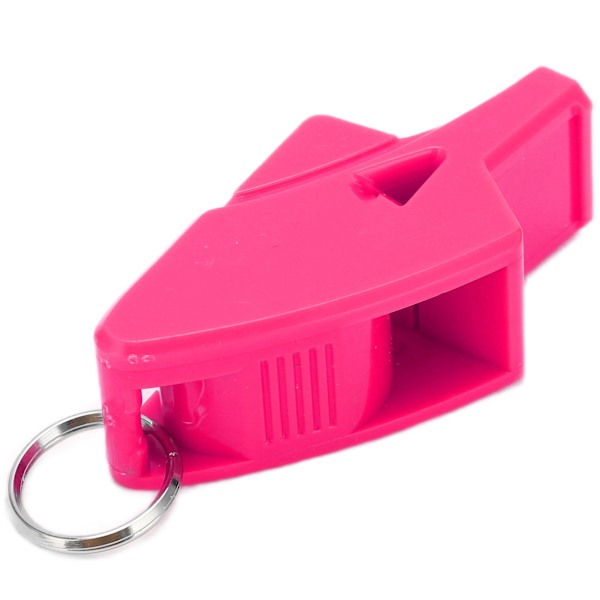 Referee Dolphin Whistle Robust Hållbar Rounding Crisp Portable Sound Whistle för tävlingarRose Red
