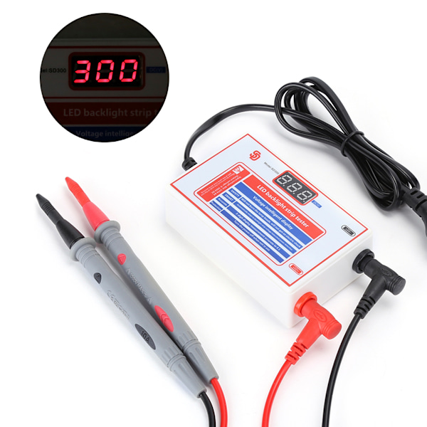 SD300 LED Light Bar Tester med hög ljusstyrka gratis delad skärm LCD TV Bakgrundsbelysning Test 85‑245VEU