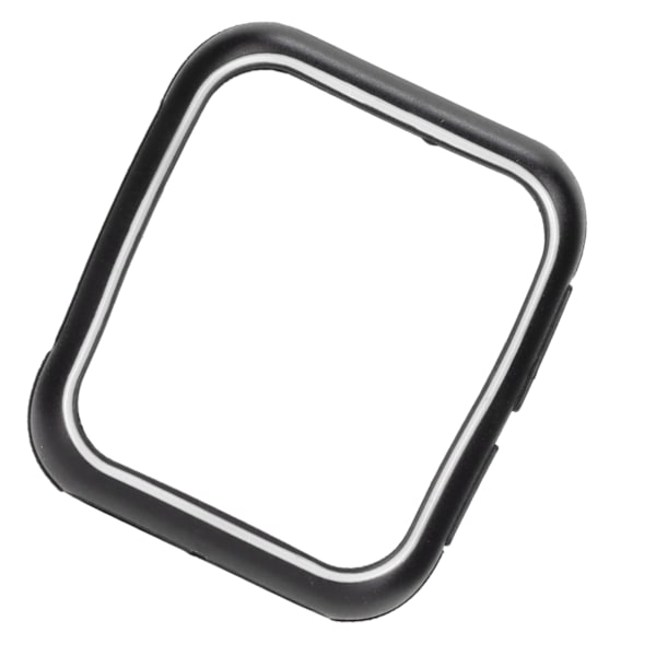 Blødt TPU beskyttelsesetui til OPPO Watch 2 46 mm ur Ridsefast ur Beskyttelsesetui Sort Hvid
