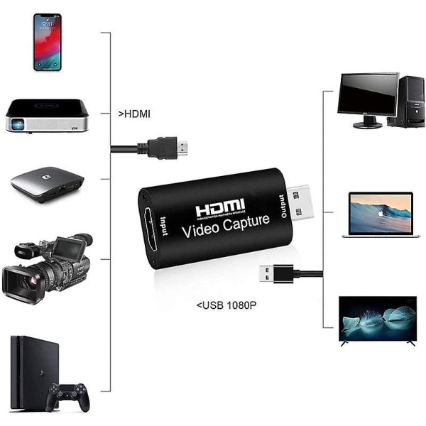 USB 3.0 Hdmi Video Capture Card 4k 60Hz Videon suoratoistoon