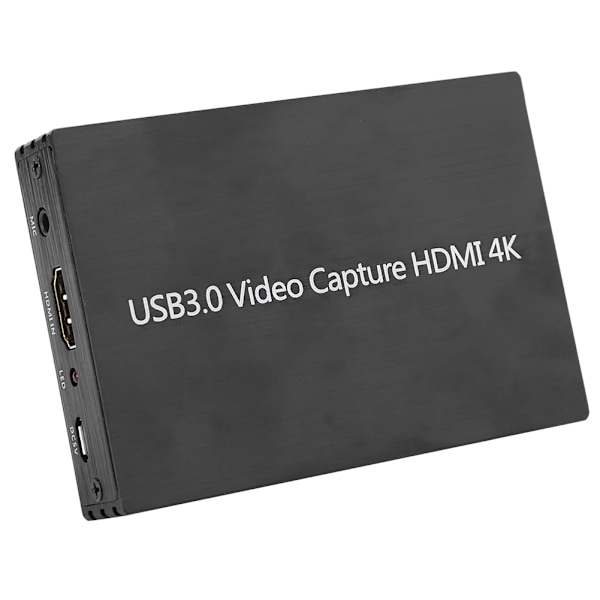 S300 4K HDMI Capture Card USB 3.0 DriverFree Spel Live Mikrofon 1080P HD Loop Videoinspelningsbox