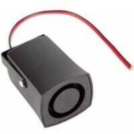 Bakalarm - Universal 12V Bil Bakalarm 115db Nødadvarselsbuzzer Sort
