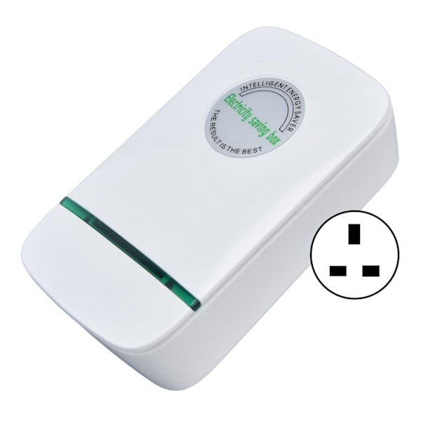 Elsparbox Spänning Strömstabilisering Energisparande Energisparare för elektriska apparater 90V till 250VUK-kontakt