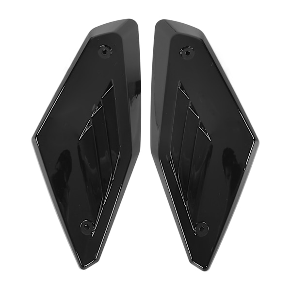 2 stk Motorsykkel Sidepanel Luftinntak Deksel Beskyttelse Erstatning for CB650R 2019 2020 2021 Svart
