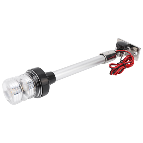 12-tommer LED Navigationslys Rund Sejlingssignallampe 360° Allround-belysning til Marinebåd