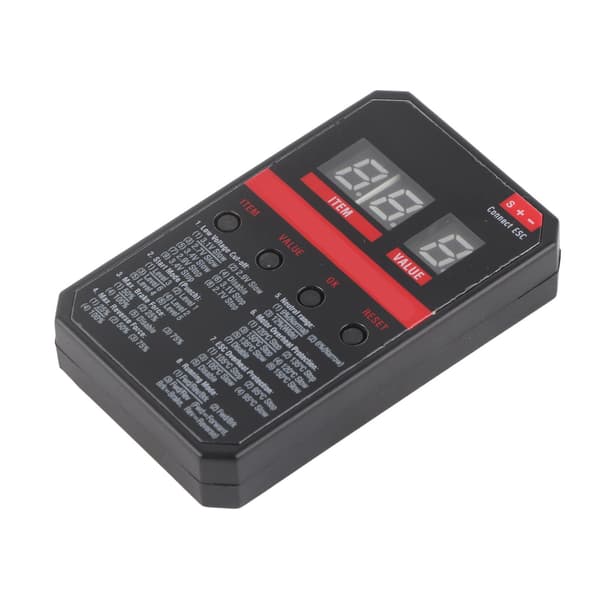 【NX】RC Bil LED-programkort Kompatibel med Rocket V2 ESC 45A 60A 80A 120A 150A Børsteløst vanntett ESC-programmeringskort