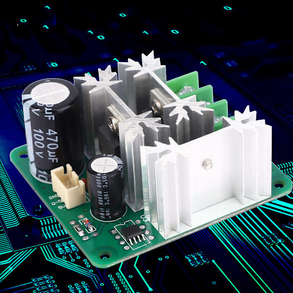 CCMHCN DC-motorstyring PWM 6~90V Motorhastighedsreguleringsmodul 15ACCMHCN Motorhastighedsregulator