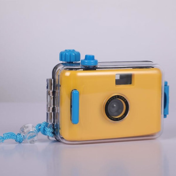 Återanvändbar filmkamera för engångsbruk Yellow Waterproof Film Camera
