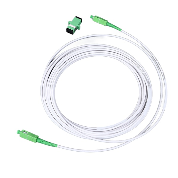 Optisk modemforlengningskabelsett Armored Single Mode SC Patch-kabel med flenskontakt for FTTH FTTB FTTP SC APC 10m / 32.8ft