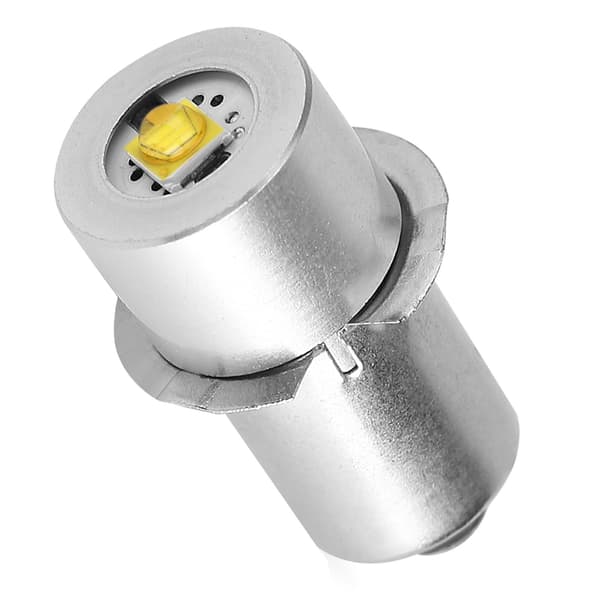 P13.5S 3W LED-taskulampun vaihtopolttimo taskulamppuun hätävaloon (lämmin valkoinen 4~12V)
