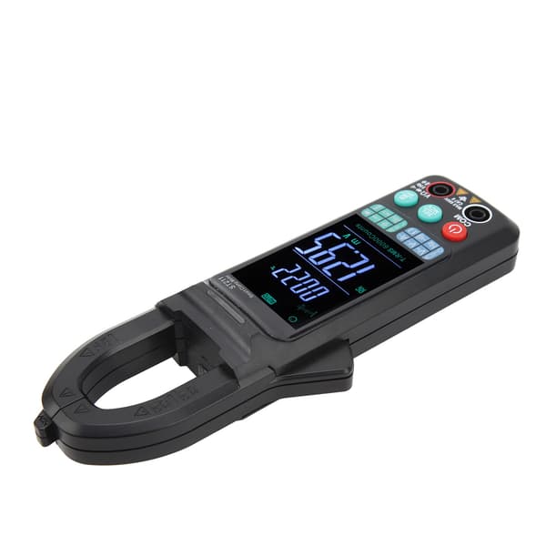 【NX】Farve Stor skærm Tangmeter Automatisk Intelligent Multimeter Multifunktion AC DC Spændingsmodstand Kapacitans Tangmeter Sort